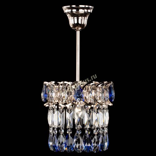 Люстра Астра пластинка №1 синяя в Химках Гусь Хрустальный