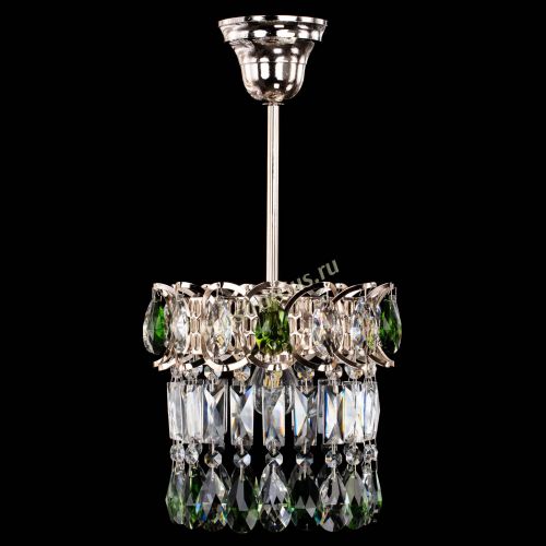 Люстра Астра пластинка №1 зеленая в Химках Гусь Хрустальный