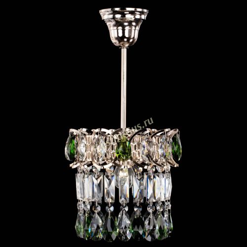 Люстра Астра пластинка №1 зеленая в Химках Гусь Хрустальный