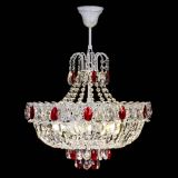 Люстра Астра Белая с подвесом красная в Химках