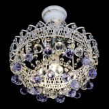 Люстра Астра шар №1 Фиолетовая белая в Химках Люстра Астра шар №1 Фиолетовая белая в Химках
