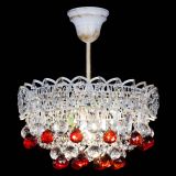 Люстра Астра шар №1 Красная белая в Химках Люстра Астра шар №1 Красная белая в Химках