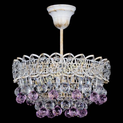 Люстра Астра шар №1 Розовая белая в Химках Люстра Астра шар №1 Розовая белая в Химках