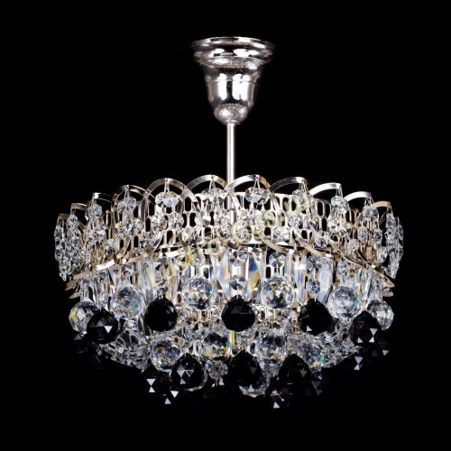 Люстра Астра шар черная 1 лампа в Химках Гусь Хрустальный