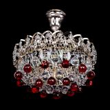 Люстра Астра шар красная 1 лампа в Химках