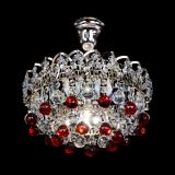 Люстра Астра шар красная 1 лампа в Химках