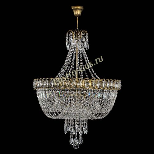 Люстра Астра Водопад №5 с подвесом под бронзу в Химках Гусь Хрустальный