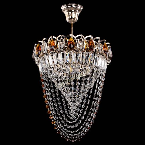 Люстра Астра Водоворот с подвесом №1 чайная в Химках Гусь Хрустальный