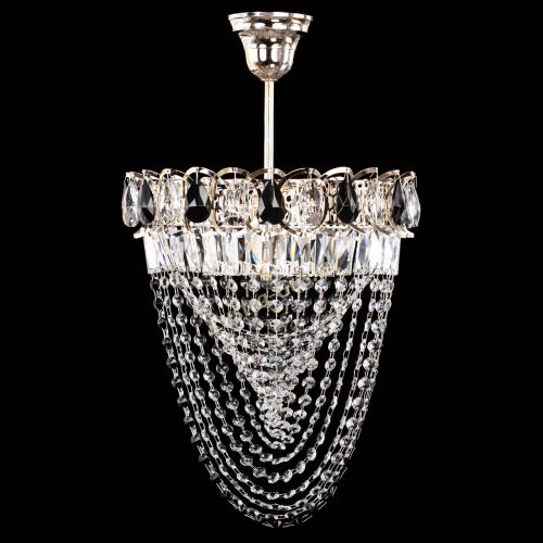 Люстра Астра Водоворот с подвесом №1 черная в Химках Гусь Хрустальный