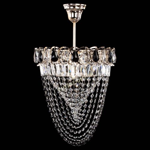 Люстра Астра Водоворот с подвесом №1 черная в Химках Гусь Хрустальный