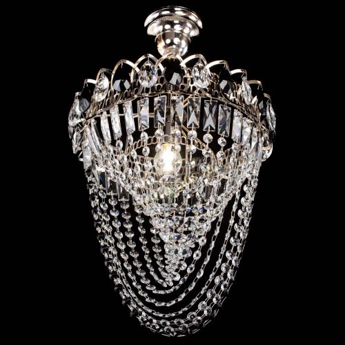 Люстра Астра Водоворот с подвесом №1 черная в Химках Гусь Хрустальный