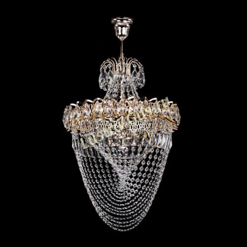 Люстра Астра Водоворот с подвесом в Химках Гусь Хрустальный