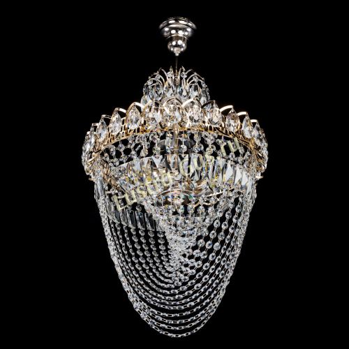 Люстра Астра Водоворот с подвесом в Химках Гусь Хрустальный