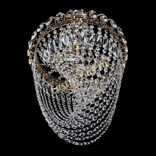 Люстра Астра Водоворот с подвесом в Химках Гусь Хрустальный