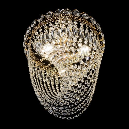 Люстра Астра Водоворот с подвесом в Химках Гусь Хрустальный