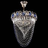 Люстра Астра Водоворот с подвесом №1 синяя в Химках