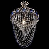 Люстра Астра Водоворот с подвесом №1 синяя в Химках