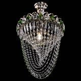 Люстра Астра Водоворот с подвесом №1 зеленая в Химках