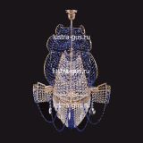 Люстра Черная Жемчужина синяя в Химках