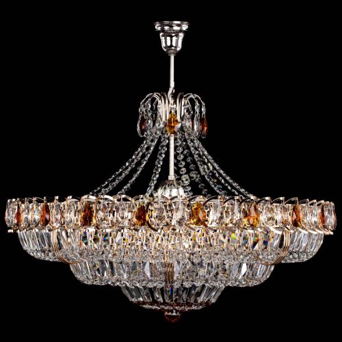 Люстра Двойное кольцо пластинка с подвесом Чайная в Химках Гусь Хрустальный