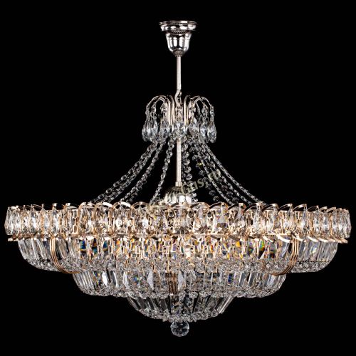 Люстра Двойное кольцо пластинка с подвесом в Химках Гусь Хрустальный