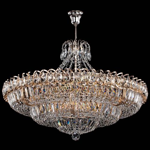 Люстра Двойное кольцо пластинка с подвесом в Химках Гусь Хрустальный