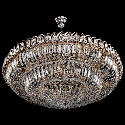 Люстра Двойное кольцо пластинка с подвесом в Химках Гусь Хрустальный