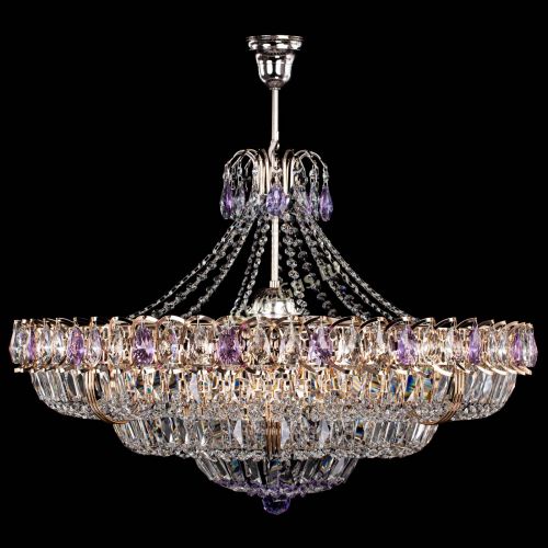 Люстра Двойное кольцо пластинка с подвесом Фиолетовая в Химках Люстра Двойное кольцо пластинка с подвесом Фиолетовая в Химках