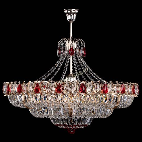 Люстра Двойное кольцо пластинка с подвесом Красная в Химках Люстра Двойное кольцо пластинка с подвесом Красная в Химках