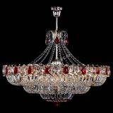 Люстра Двойное кольцо пластинка с подвесом Красная в Химках Люстра Двойное кольцо пластинка с подвесом Красная в Химках