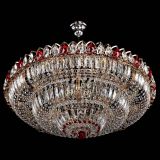 Люстра Двойное кольцо пластинка с подвесом Красная в Химках Люстра Двойное кольцо пластинка с подвесом Красная в Химках