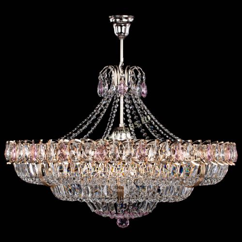 Люстра Двойное кольцо пластинка с подвесом Розовая в Химках Люстра Двойное кольцо пластинка с подвесом Розовая в Химках