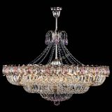 Люстра Двойное кольцо пластинка с подвесом Розовая в Химках Люстра Двойное кольцо пластинка с подвесом Розовая в Химках