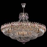 Люстра Двойное кольцо пластинка с подвесом Розовая в Химках Люстра Двойное кольцо пластинка с подвесом Розовая в Химках