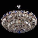 Люстра Двойное кольцо пластинка с подвесом Синяя в Химках Люстра Двойное кольцо пластинка с подвесом Синяя в Химках