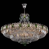 Люстра Двойное кольцо пластинка с подвесом Зеленая в Химках Люстра Двойное кольцо пластинка с подвесом Зеленая в Химках