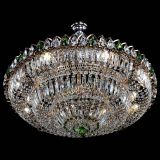 Люстра Двойное кольцо пластинка с подвесом Зеленая в Химках Люстра Двойное кольцо пластинка с подвесом Зеленая в Химках