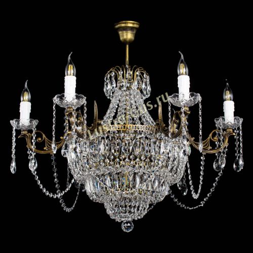 Люстра Элиза №11 под бронзу в Химках Гусь Хрустальный