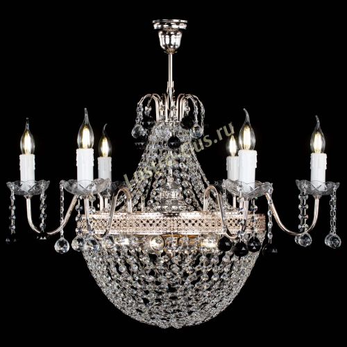 Люстра Елизавета №11 Венеция черная в Химках Гусь Хрустальный