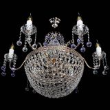 Люстра Елизавета №11 Венеция фиолетовая в Химках