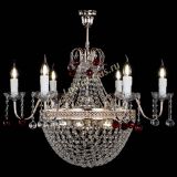 Люстра Елизавета №11 Венеция красная в Химках