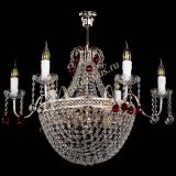 Люстра Елизавета №11 Венеция красная в Химках