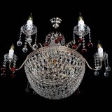 Люстра Елизавета №11 Венеция красная в Химках