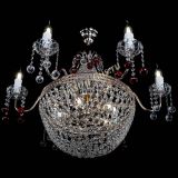 Люстра Елизавета №11 Венеция красная в Химках