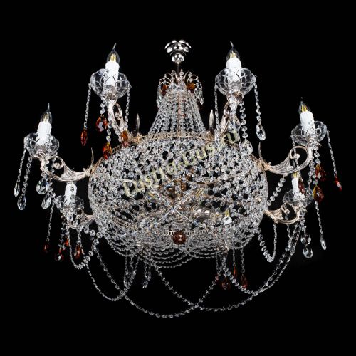 Люстра Елизавета №13 чайная в Химках Гусь Хрустальный