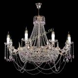 Люстра Елизавета №13 розовая в Химках