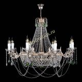 Люстра Елизавета №13 зеленая в Химках