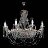 Люстра Елизавета №13 зеленая в Химках