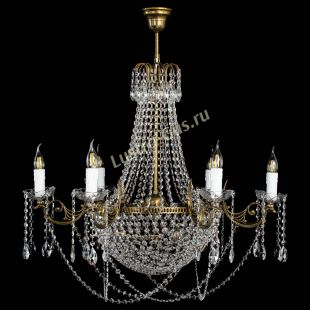 Люстра рожковая Елизавета малая №9 под бронзу