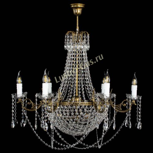 Люстра Елизавета малая №9 под бронзу в Химках Гусь Хрустальный